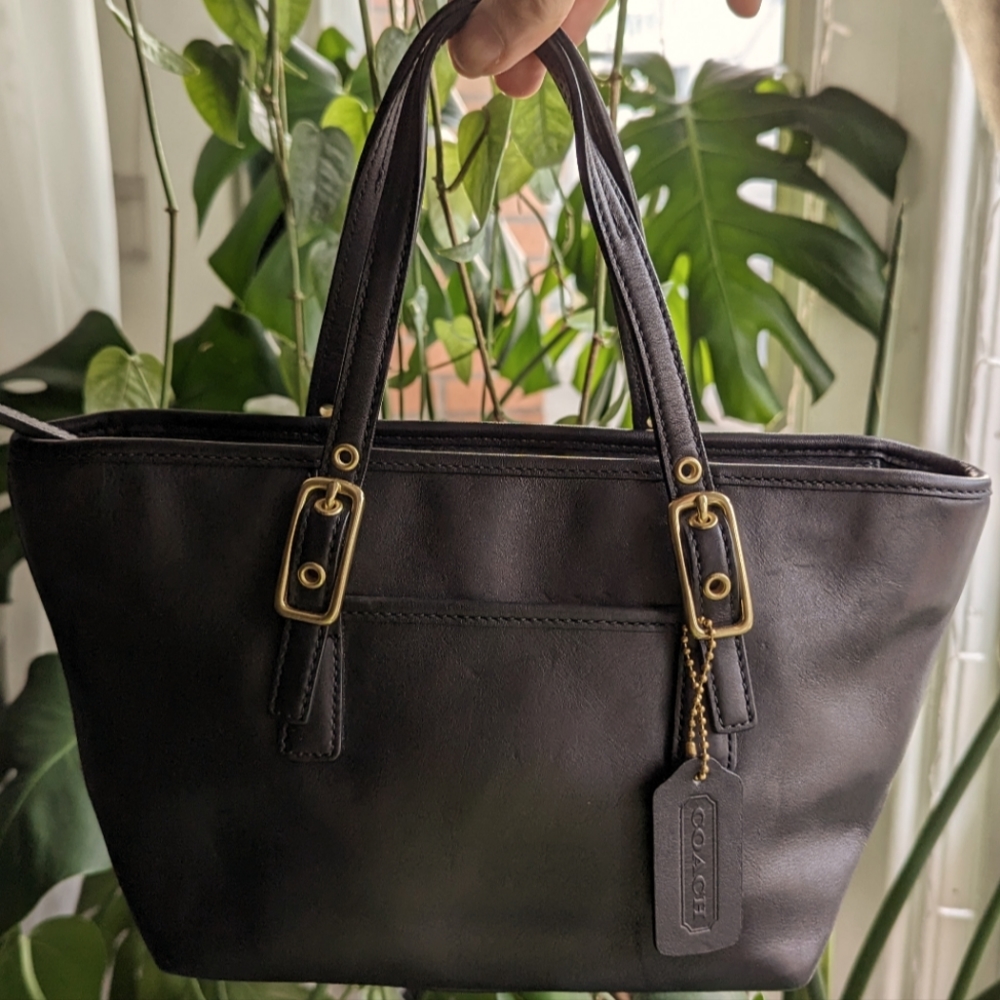 Vintage Coach Legacy Mini Market Y2K Leather Mini Tote Bag